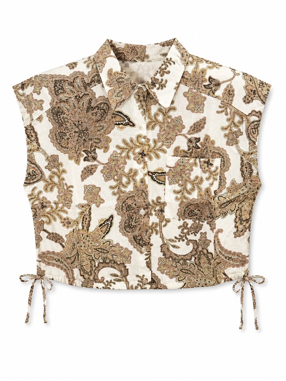 NWT Ellen Tracy Paisley Print Women's Top